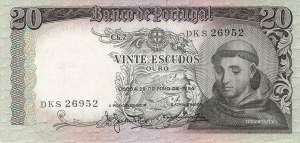 20 Escudos 26.5.1964